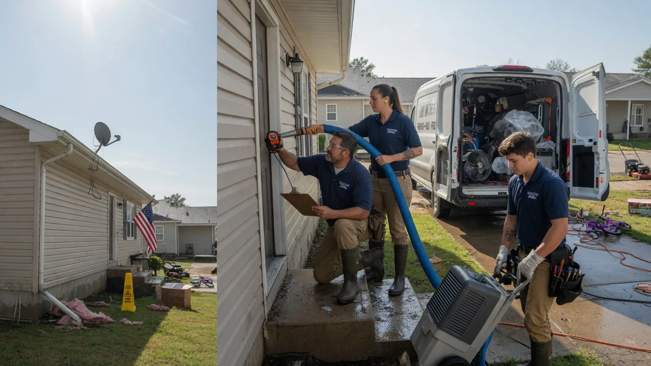 Ceiling Water Damage Restoration in Conway, MO near me